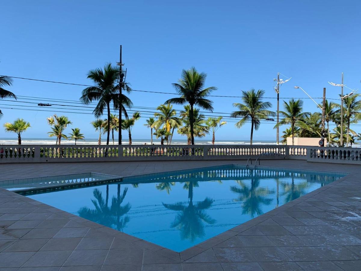 Apartamento Frente Ao Mar Com Varanda E Piscina Praia Grande  Exterior photo