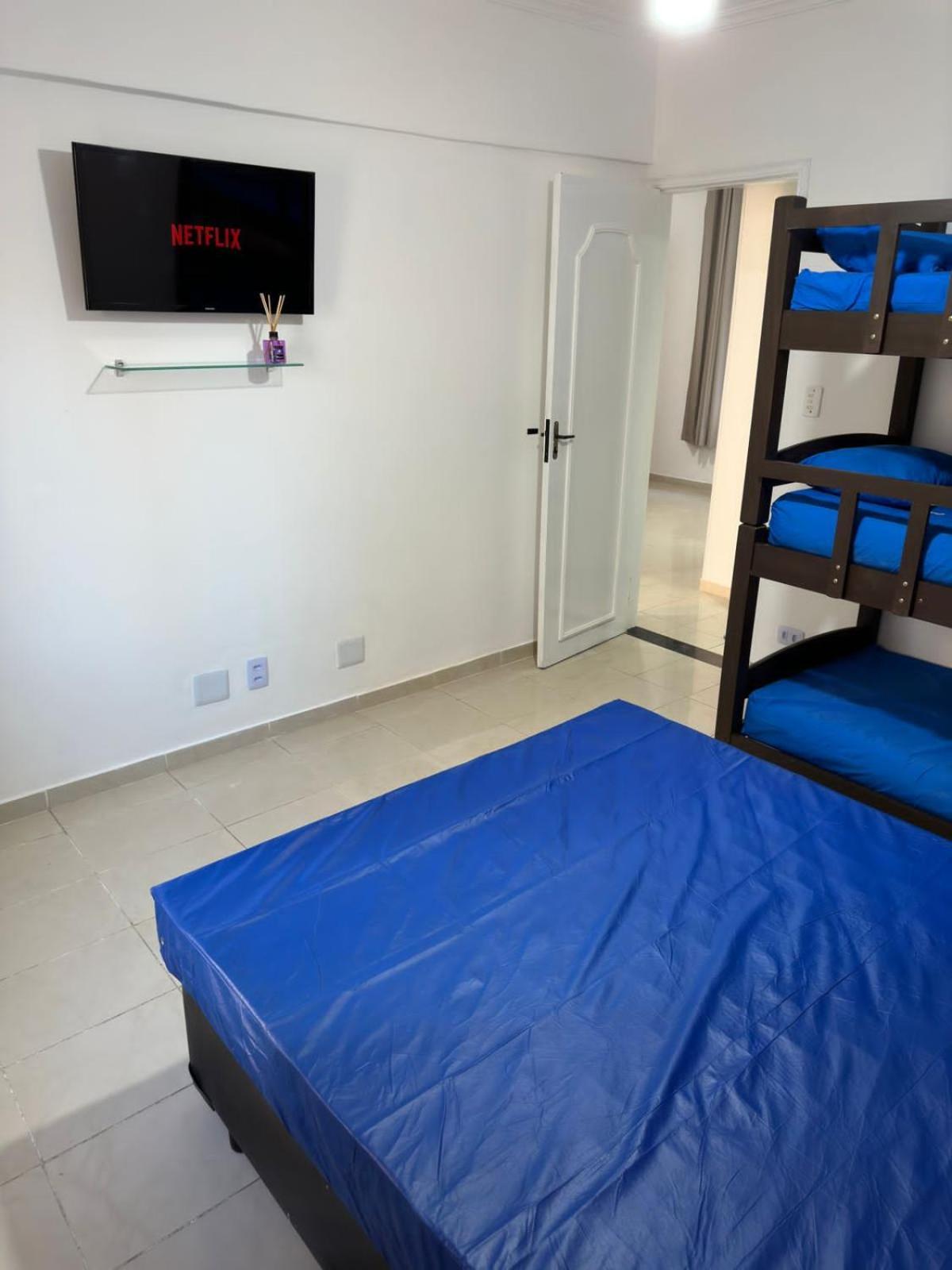 Apartamento Frente Ao Mar Com Varanda E Piscina Praia Grande  Exterior photo