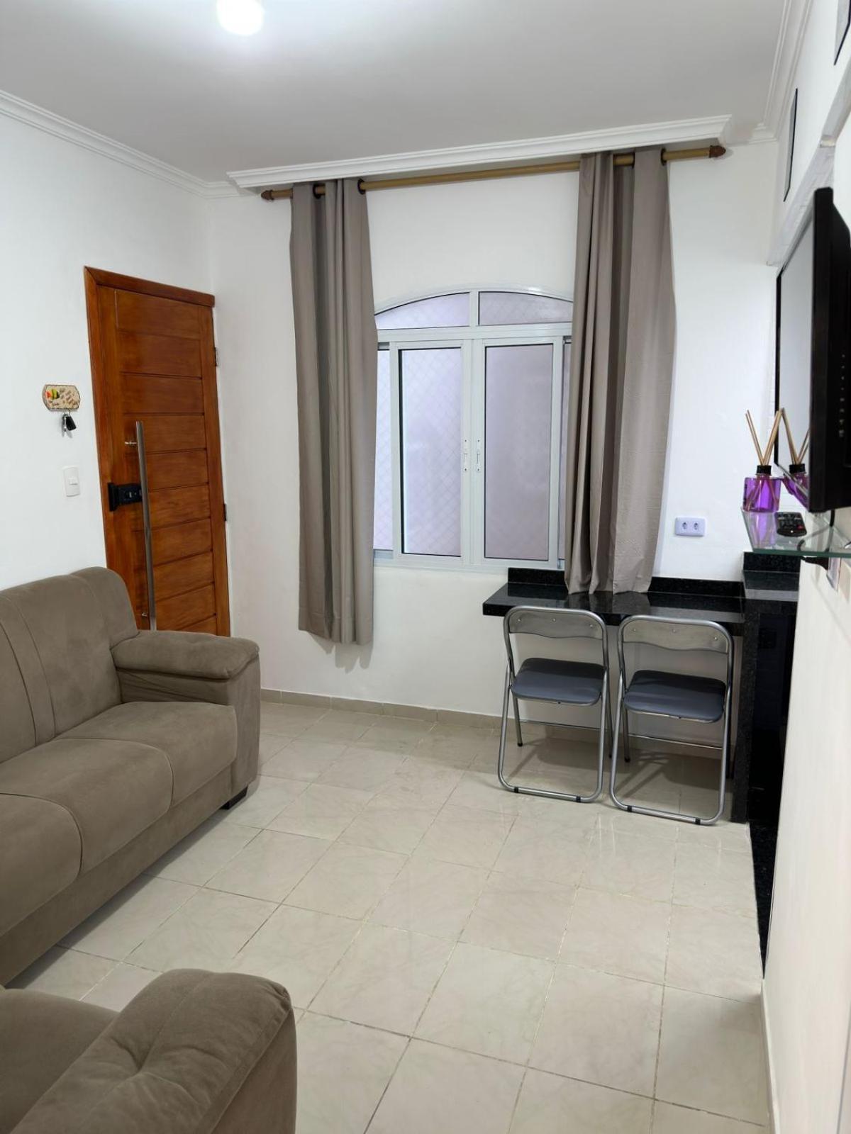 Apartamento Frente Ao Mar Com Varanda E Piscina Praia Grande  Exterior photo