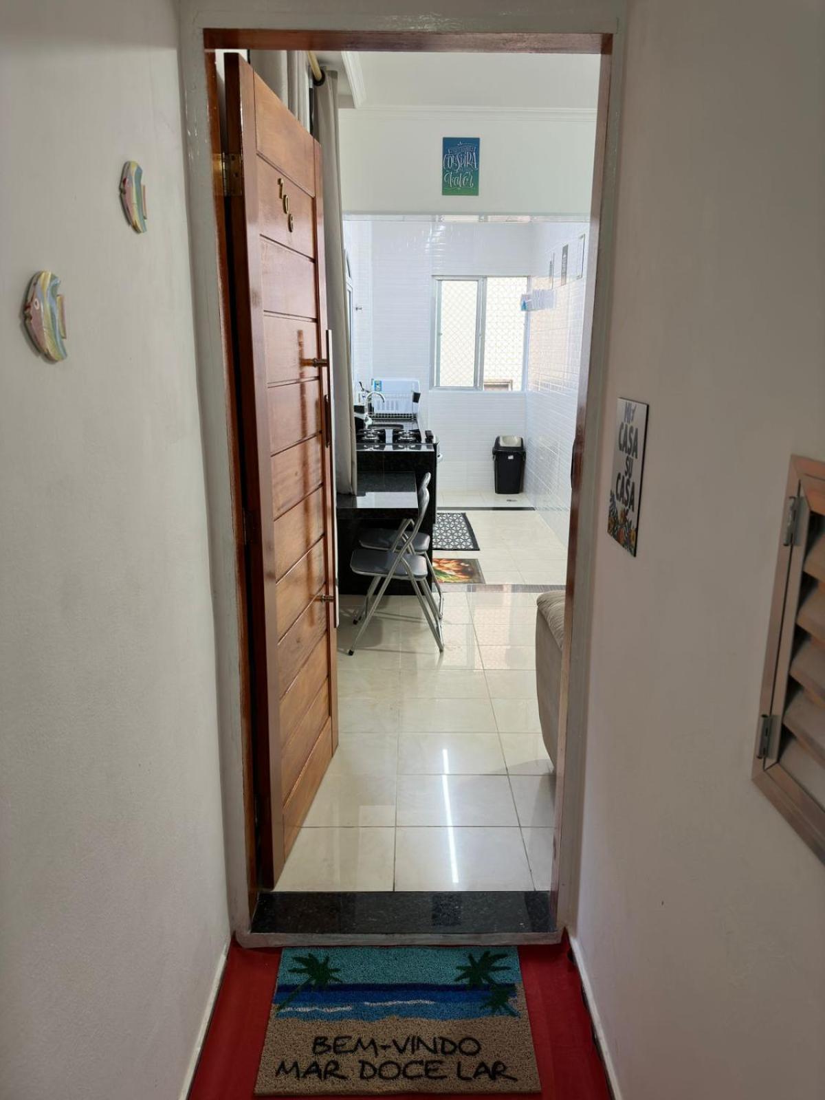 Apartamento Frente Ao Mar Com Varanda E Piscina Praia Grande  Exterior photo